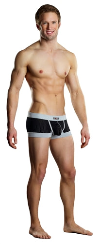 Sport Short Athletic Mesh - Black and Grey - Extra Large MP-142202BRXL