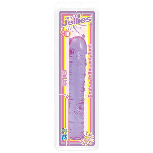 Crystal Jellies Classic Dong 10-Inch - Purple DJ0286-03