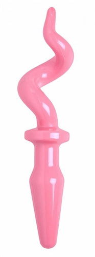Pig Tail Butt Plug - Pink - Bulk MS-AD579PNK