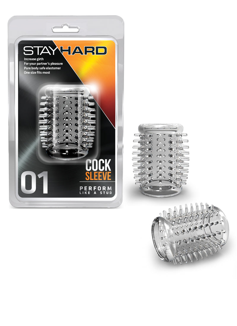 Stay Hard - Cock Sleeve 01 - Clear BL-00102