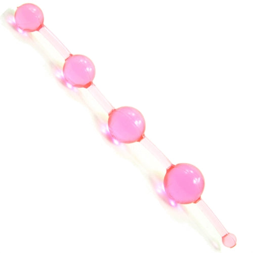 Jelly Thai Anal Beads - Pink GT2088-5