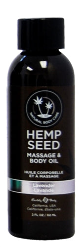 Lavender Hemp Seed Massage Oil - 2 Oz. EB-MAS217E