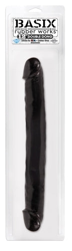 Basix 12in Double Dong Black PD4305-23