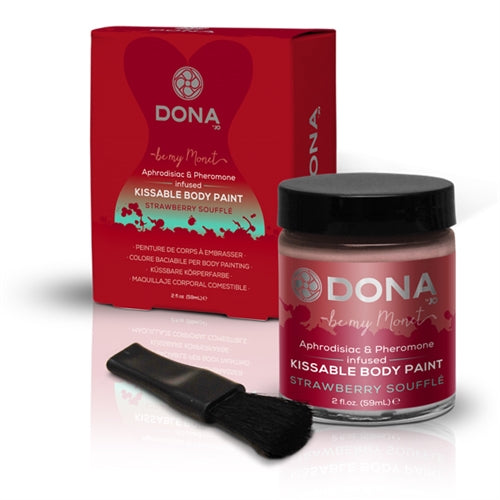 Dona Kissable Body Paint - Strawberry Souffle - 2 Oz. JO40573