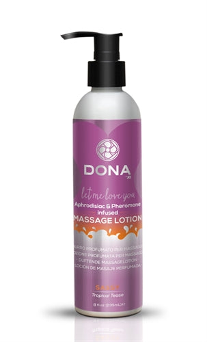 Dona Massage Lotion Sassy Aroma - Tropical Tease - 8 Oz. JO40528
