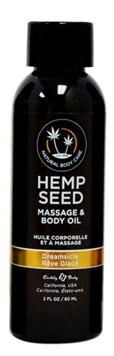 Dreamsicle Hemp Seed Massage Oil - 2 Oz. EB-MAS206E