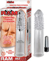 Ram Vibrating Penis Extender - Clear NW2467-1