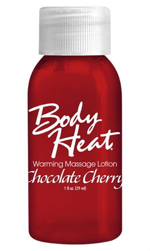 Body Heat Warming Massage Lotion - 1 Fl. Oz. - Chocolate Cherry PD9553-77