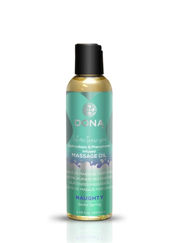 Dona Scented Massage Oil Naughty Aroma - Sinful Spring - 4.25 Fl. Oz. JO40519