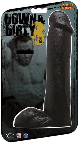 Wildfire Down and Dirty 8in Black Dong TS1101097