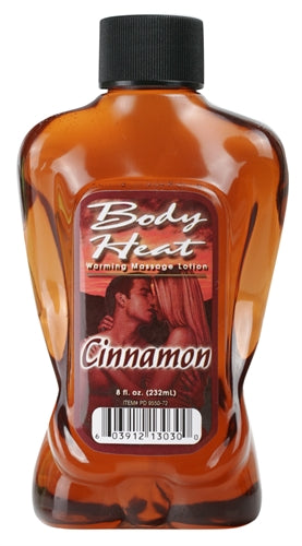 Body Heat Warming Massage Lotion - 8 Fl. Oz. - Cinnamon PD9550-72