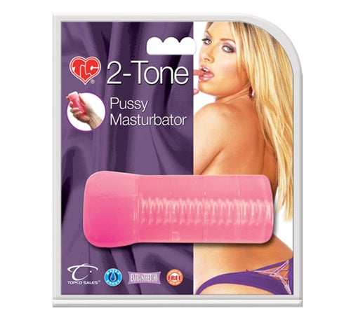 Tlc 2-Tone Pussy Masturbator - Pink Ts1484656 TS1003066
