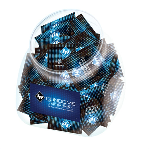 ID Condoms - Extra Thin - 144 Piece Jar ID-WXT-JAD