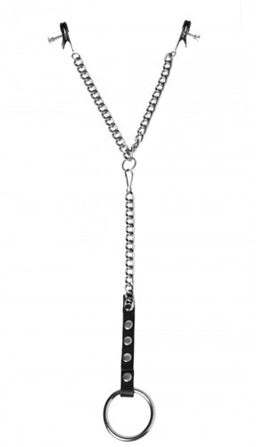 Penitentiary Nipple Clamps and Cockring Set MS-ST184