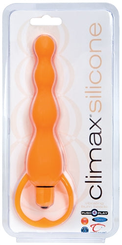Climax Silicone Vibrating Anal Beads Orange TS1071022
