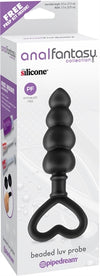 Anal Fantasy Collection Beaded Luv Probe - Black PD4644-23