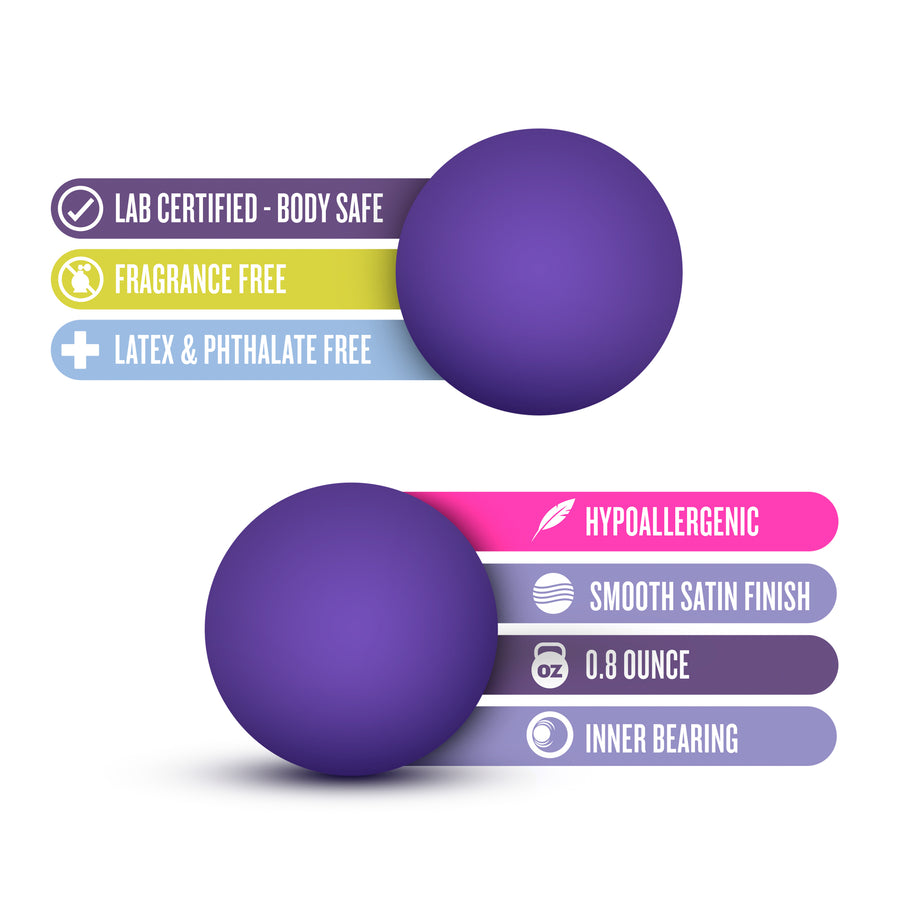 Luxe Double O Beginner Kegel Balls - Purple BL-56801