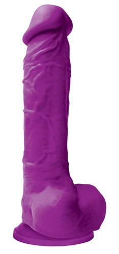 Colours Pleasures Dildo 8-Inch - Purple NSN0405-25