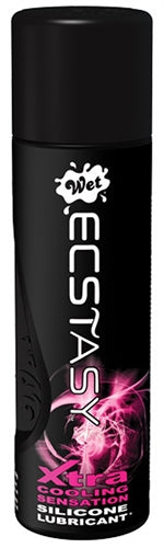 Wet Ecstasy Xtra Cooling - Silicone-Based Lubricant - 3.1 Fl. Oz. WT34000
