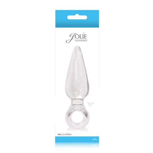 Jolie Pleasures Plug - Medium - Clear NSN0501-31