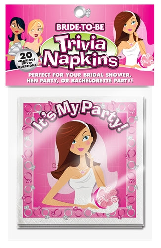 Bride-to-Be Trivia Napkins - 10 Count BC-PP08