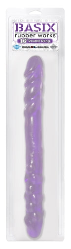 Basix 16'' Double Dong Purple PD4300-12