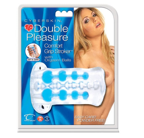 Tlc Cyberskin Double Pleasure Comfort Grip Stroker Ts1484756 TS1003071