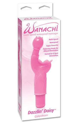 Mini-Multi Wanachi Dazzlin Daisy Milti-Speed Waterproof Massager - Pink PD3034-11