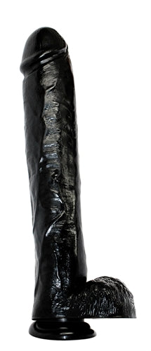 Hard Steel 14-Inch Cock - Black BL-26445