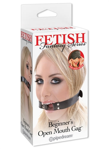 Fetish Fantasy Series Beginners Open Mouth Gag - Black PD2132-23