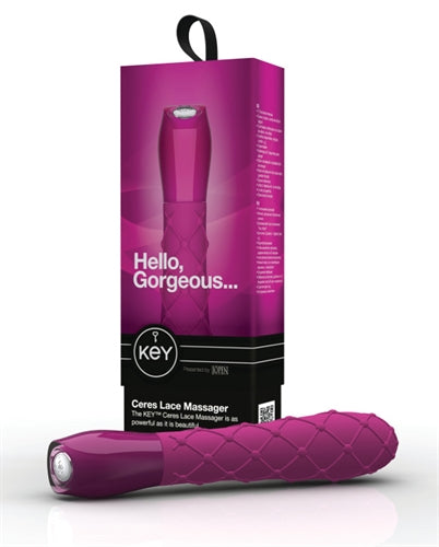 Key Ceres - Lace Massager - Raspberry Pink JO8051003