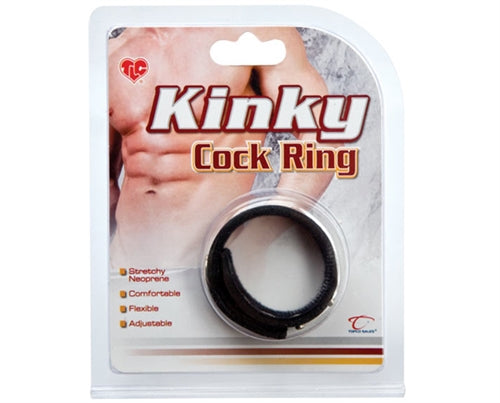 Tlc Kinky Cock Ring - Neoprene Ts1486026 TS1006016