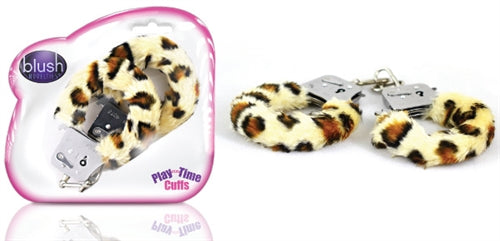 Play Time Cuffs - Leopard Print BL-55214