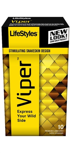 Lifestyles Viper Condoms - 10 Pack LS2210