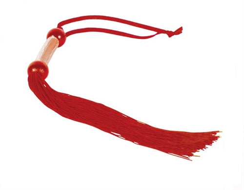 Sex and Mischief Rubber Whip Medium 14-Inch - Red SS810-03