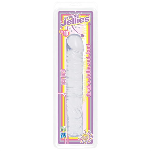 Crystal Jellies Classic Dong 10-Inch - Clear DJ0286-02
