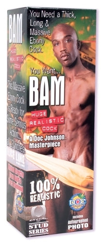 Bam R5 Realistic Cock - Black DJ8170-01