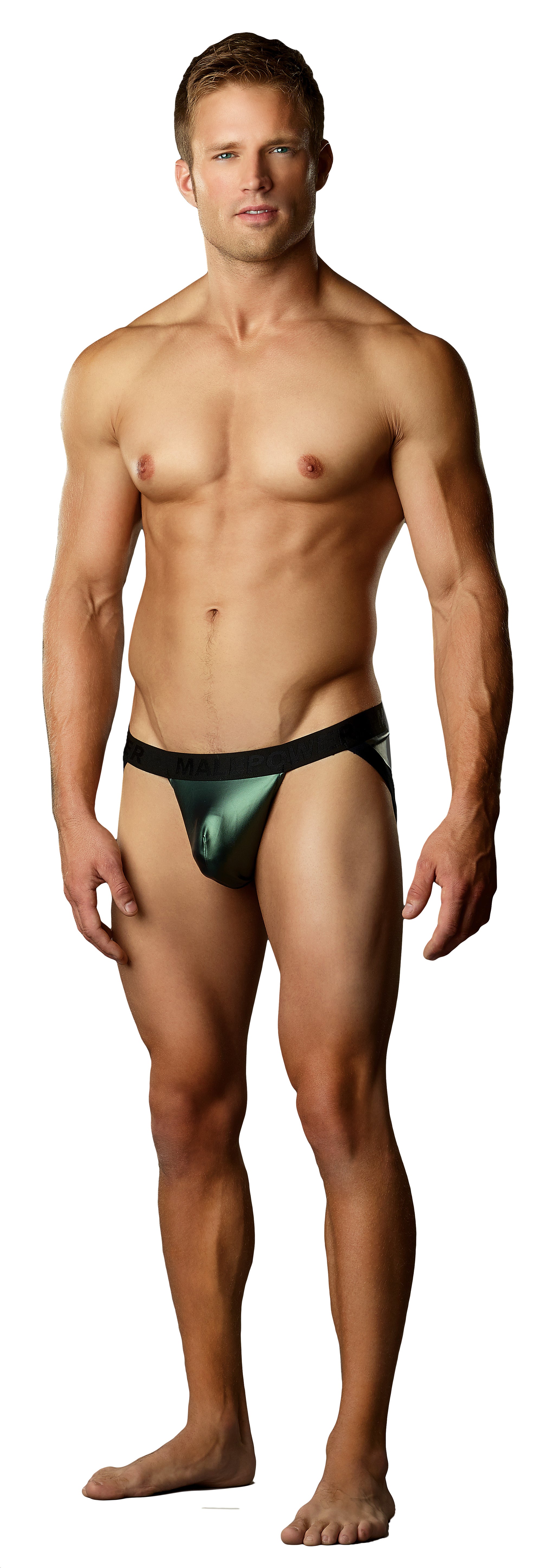 Matte Metallic Jock Green S/m MP-395212GNSM