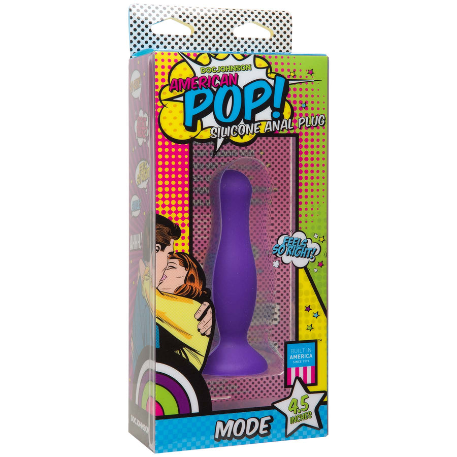 American Pop! Mode 4.5  Anal Plug - Purple DJ0500-09-BX