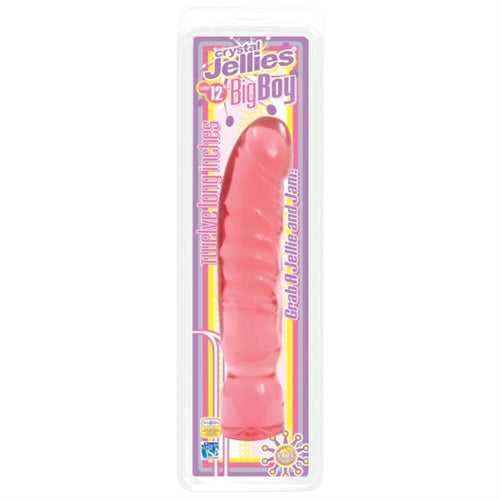 Crystal Jellies Big Boy 12-Inch - Pink DJ0287-50