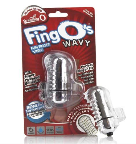 The Fingo's - Each - Wavy Clear FNGO110W-E