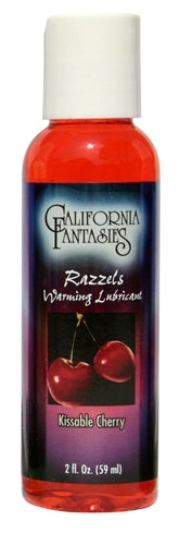 Razzels Warming Lubricant - Kissable Cherry - 2 Oz. Bottle CF-RKC-02
