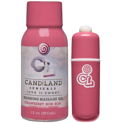 Candiland Sensuals - Sugar Buzz Massage Set - Strawberry Bon Bon DJ4250-13-CD