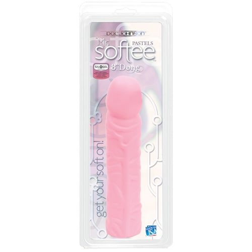 Softee Dong 8-Inch - Cotton Candy Pink DJ0255-03