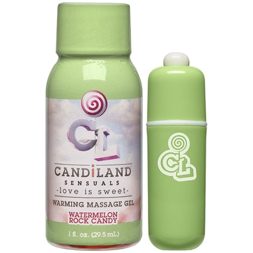 Candiland Sensuals - Sugar Buzz Massage Set - Watermelon Rock Candy DJ4250-14-CD