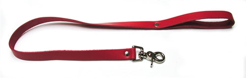 Leather Leash Red KL-277R