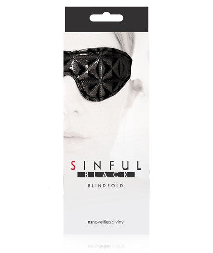 Sinful - Blindfold - Black NSN1220-13