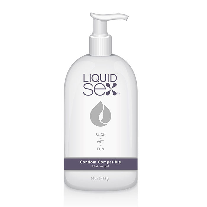 Liquid Sex Condom Compatible Lubricating Gel - 16 Fl. Oz. Pump Bottle TS1030103