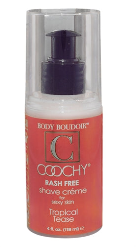 Coochy Rash-Free Shave Creme - Tropical Tease - 4 Oz. CE1031-04