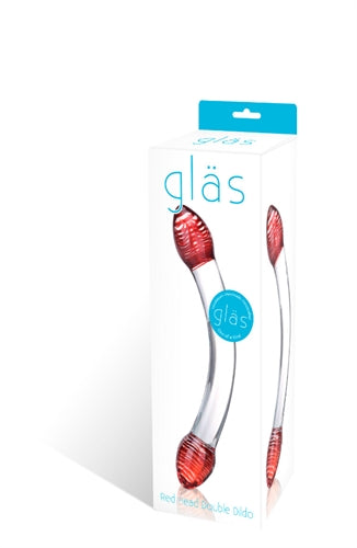 Red Head Double Dildo GLAS-22